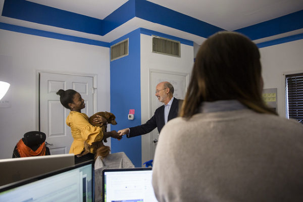 Photo provided by Governor Wolf's Press Office: https://www.flickr.com/photos/governortomwolf/sets/72157687855619921/with/26315056849/